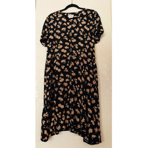 Vintage Debra Martin Button Down Midi Dress - Picture 1 of 4